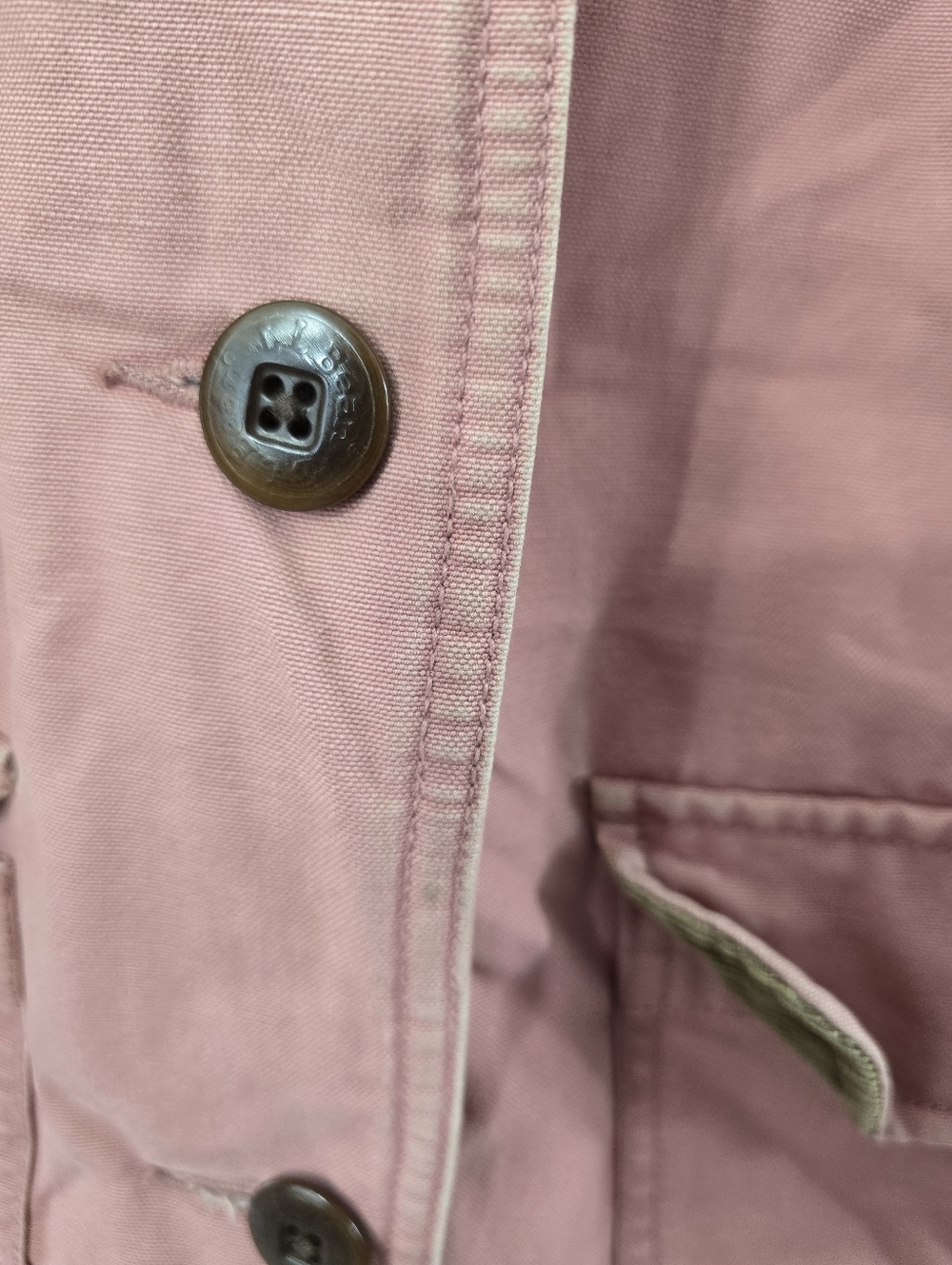 LL Bean Barn Jacket Corduroy Trim Vintage VTG 90s Y2k Chore Coat Button Front M - Picture 8 of 16